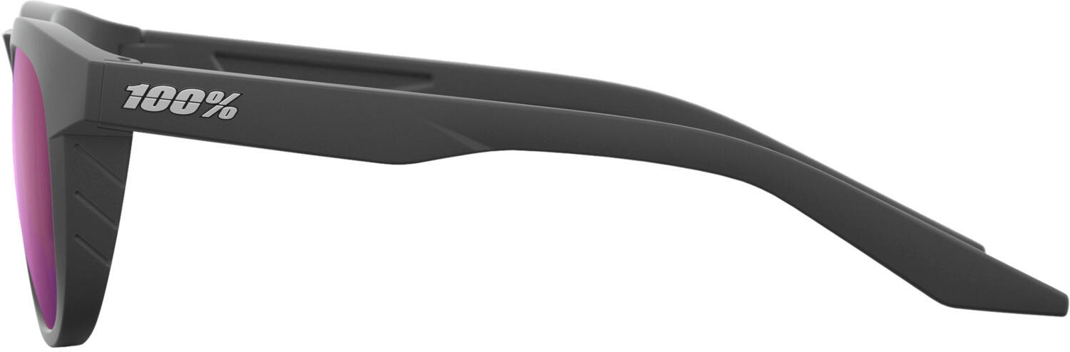 Brille Slent Matte Black Purple Multilayer Mirror Lens 3/3