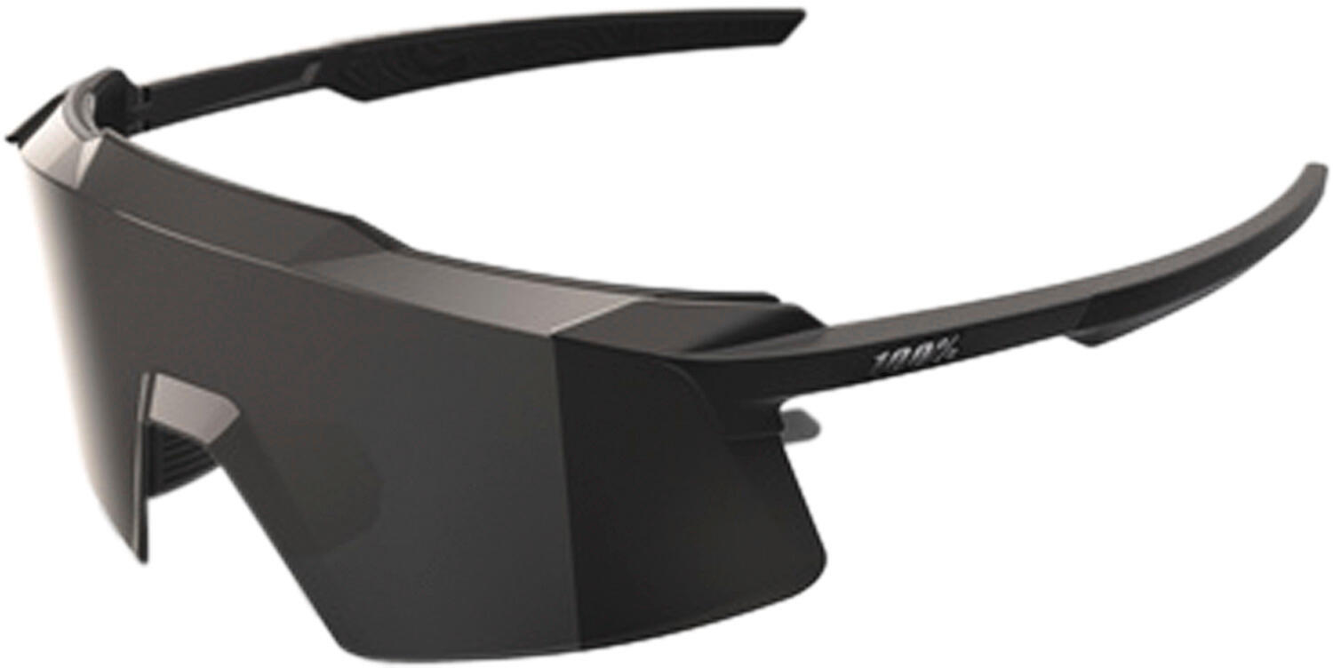 100% Glasses Aerocraft - Matte Black - Black Mirror Lens