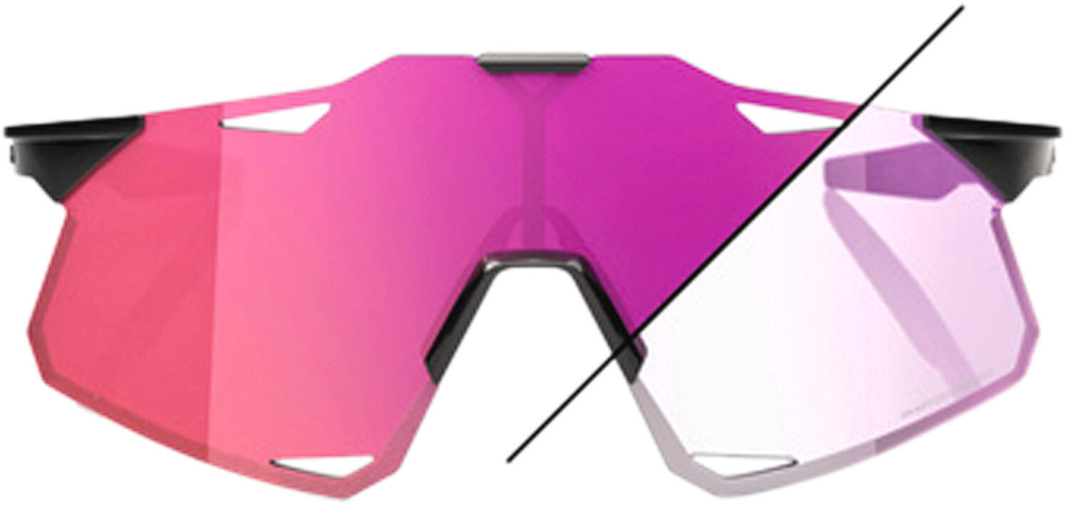 Brille Hypercraft - Gloss Black - Purple Mirror Photochromic Lens 2/5