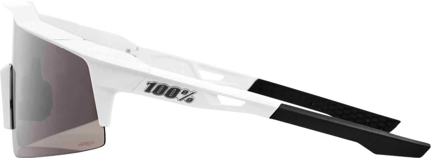 Brille Speedcraft SL Matte White-HiPER Silver Mirror Lens 3/4