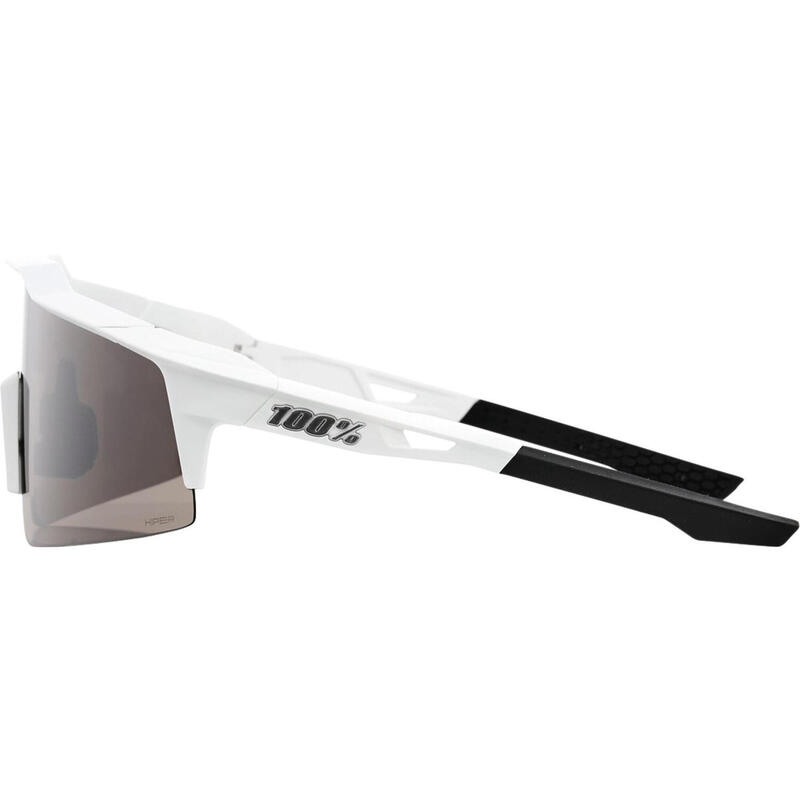 Brille Speedcraft SL Matte White-HiPER Silver