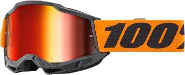 100% ACCURI 2 Goggle Orange - Mirror Red Lens