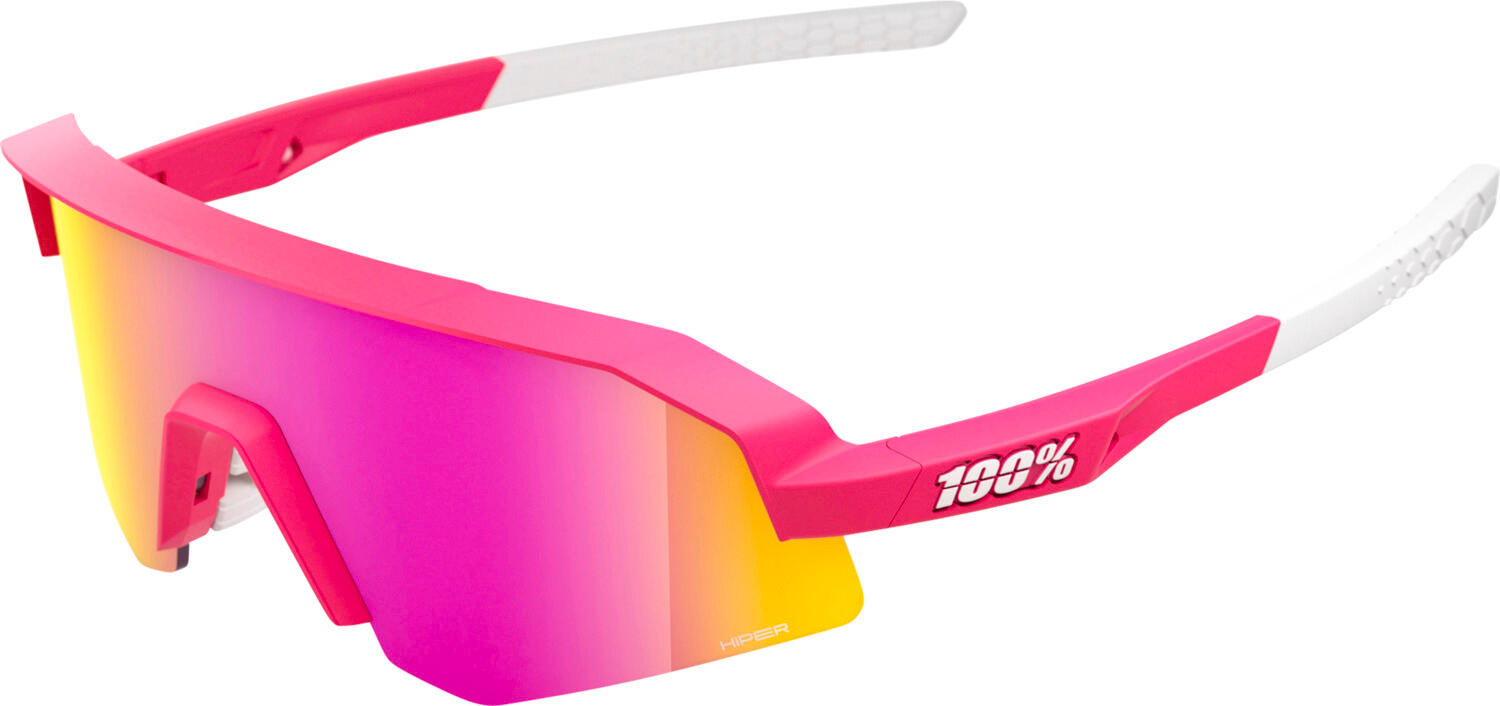 100% Occhiali Slendale XS - Pitaya - HiPER Vital Pink Mirror Lens