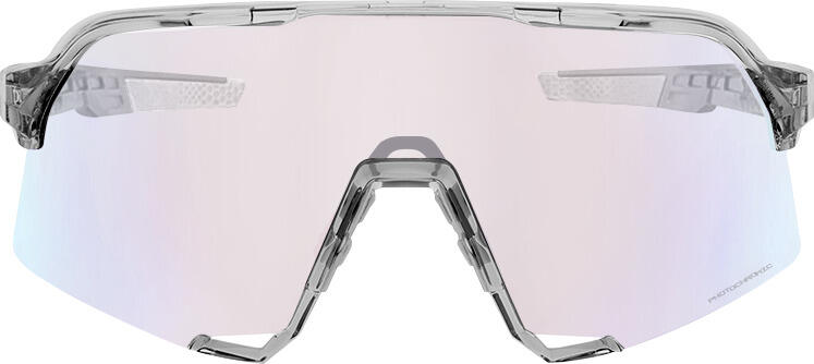 Brille S3 - Polished Translucent Grey - Rose Gold Mirror Photochromic Lens 2/3
