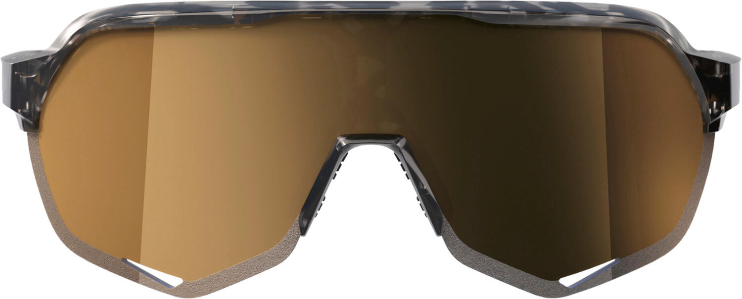 Brille S2 - Gloss Black Havana - Soft Gold Mirror Lens 2/5
