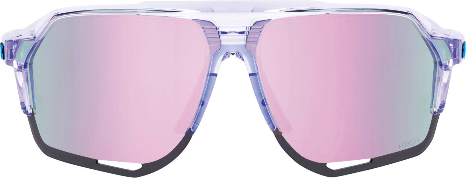 Gafas 100% - Norvik - Translúcidas pulidas - Lentes Hiper Violeta Espejo 3/5