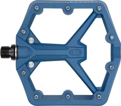 Crankbrothers stamp 1 gen 2 - grote platte pedalen blauw