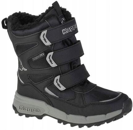 Buty dziecięce Kappa Vipos Tex K 260902K-1115 zimowe czarno-srebrne