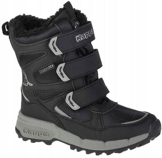 Buty dziecięce Kappa Vipos Tex K 260902K-1115 zimowe czarno-srebrne