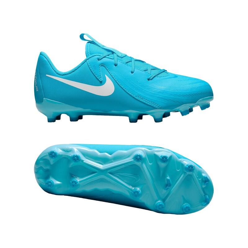 Nike - Chaussures De Football Enfant Phantom Gx Ii Academy Fg/mg Junior Nike - Chaussures À Crampons - Blanc|bleu - 36 - Decathlon