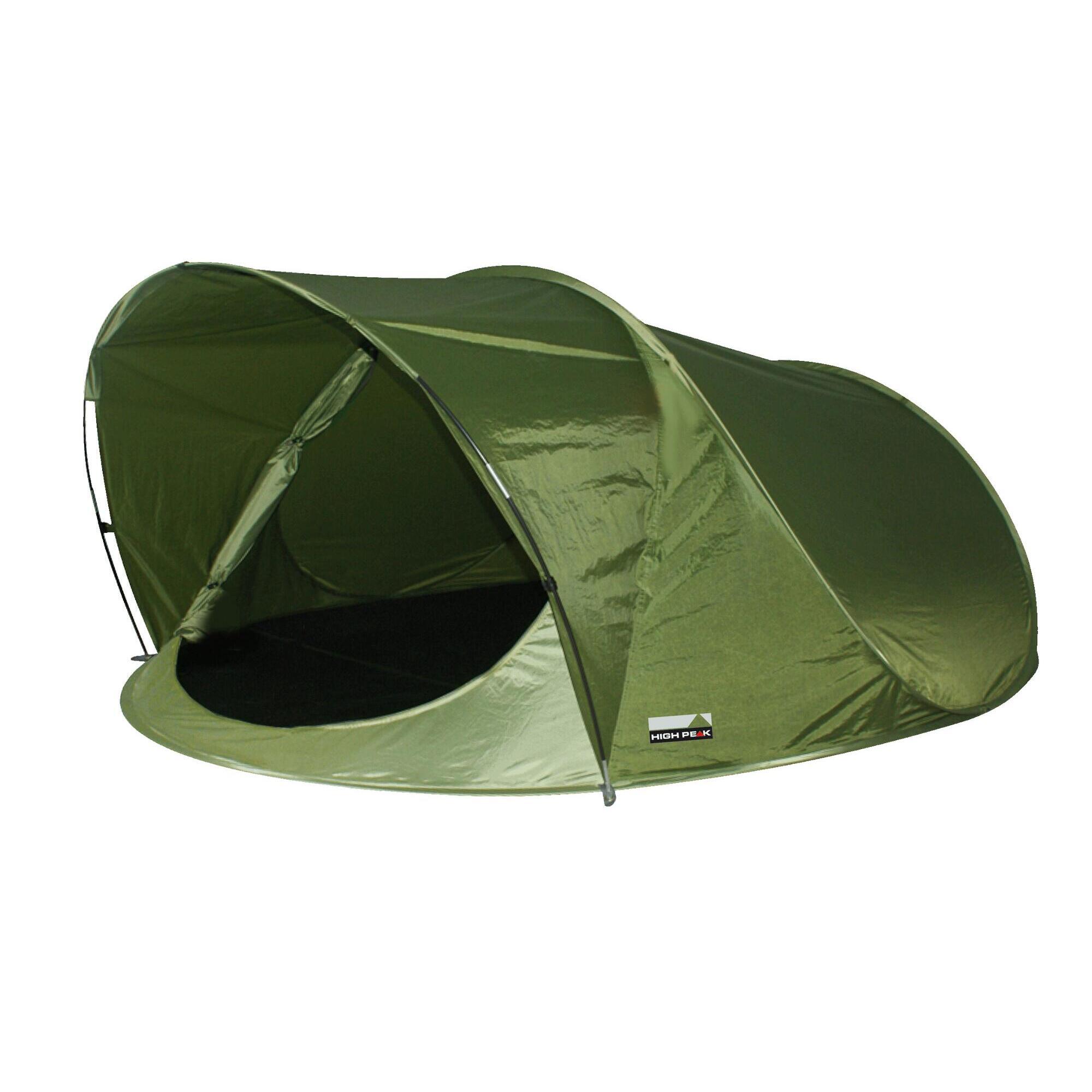 Tenda pop up High Peak Rapallo 3, 2 ventilação permanente, para 2-3 pessoas.