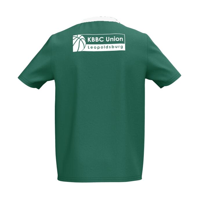 Kbbc Union Leopoldsburg shootingshirt groen-wit kinderen