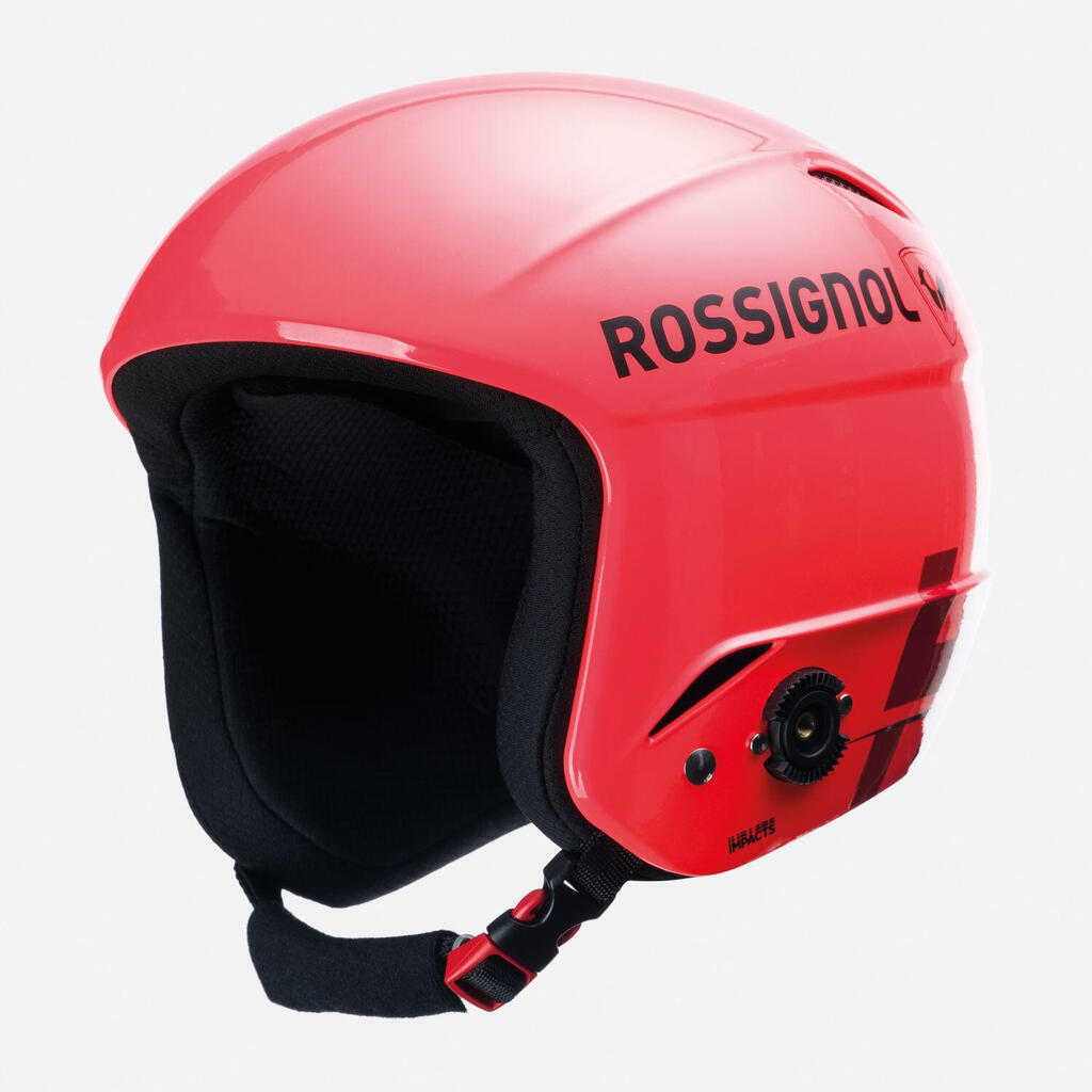 Rossignol Hero Kids Impacts Red Boy's Ski Helmet