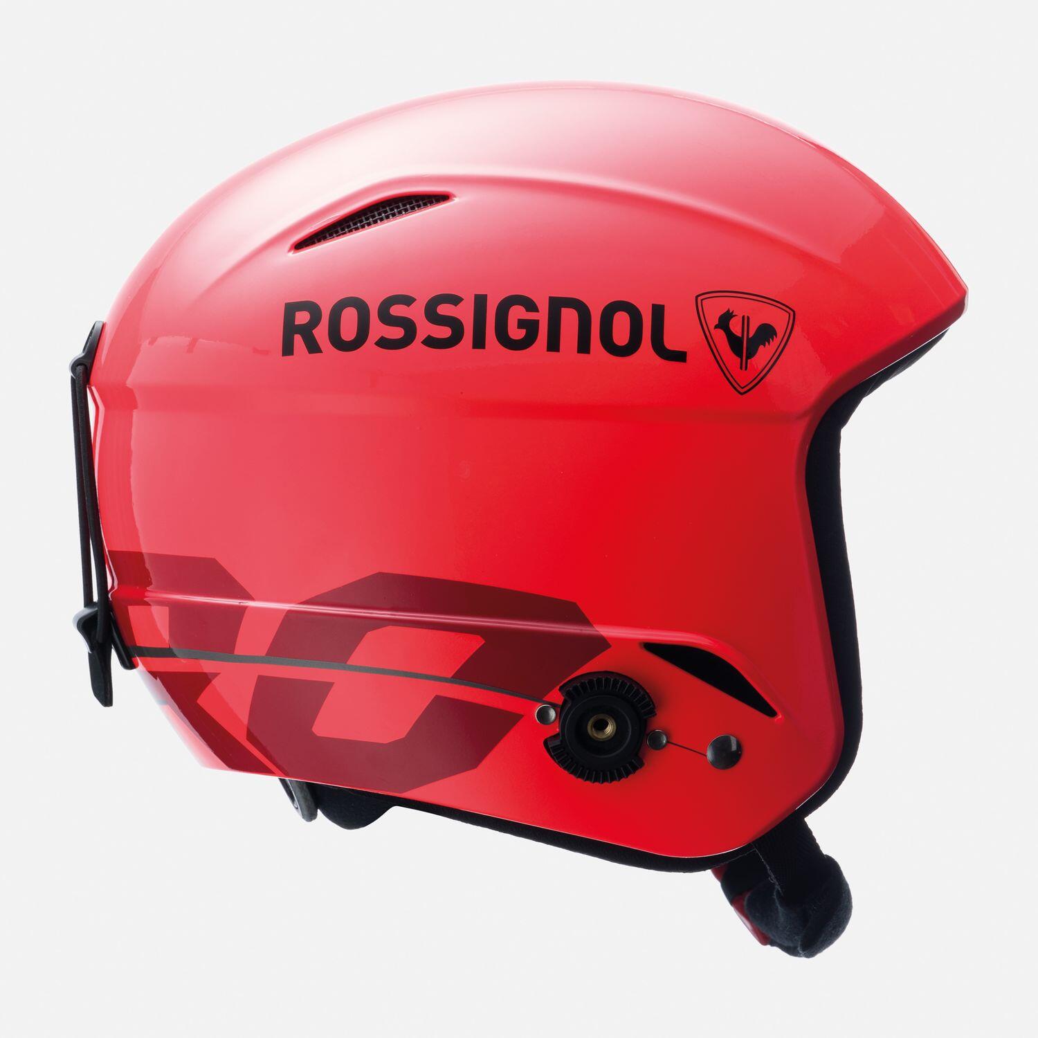 Kask narciarski Rossignol Hero dla dzieci z uderzeniami w czerwonym kolorze 3/6