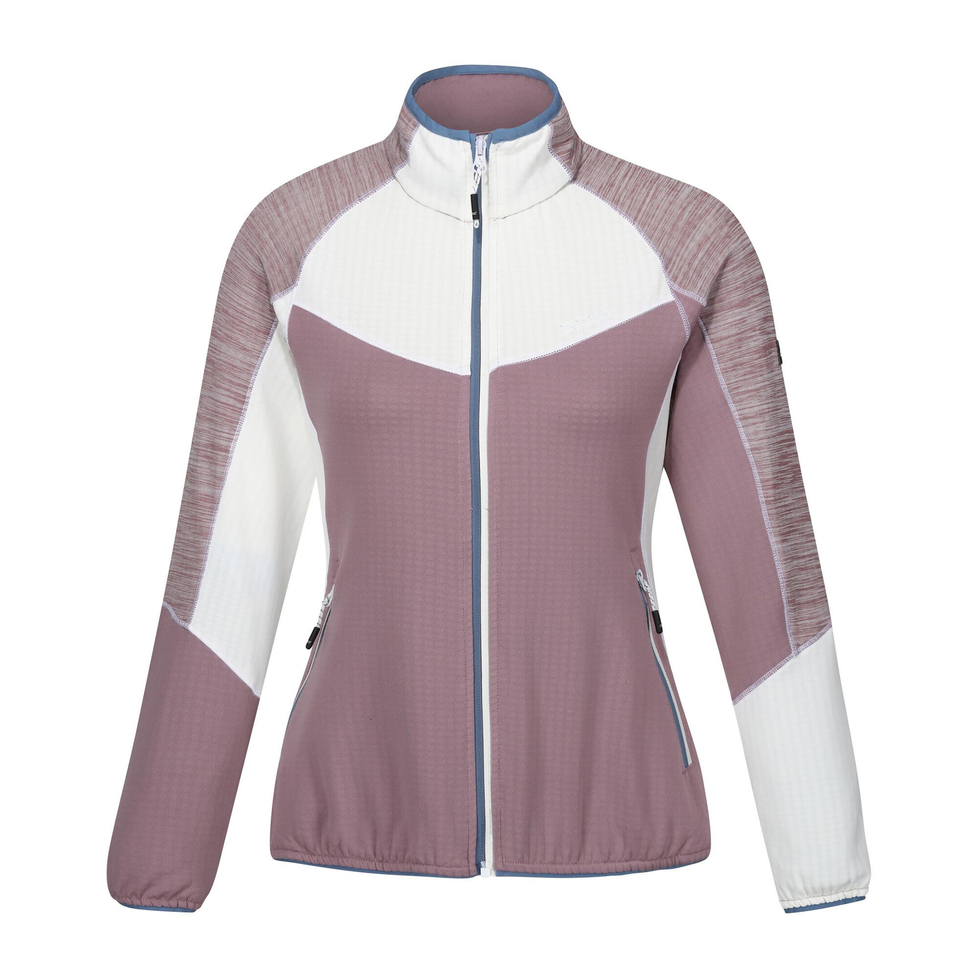 REGATTA Womens/Ladies Hepley II Full Zip Fleece Jacket (Heather/White)