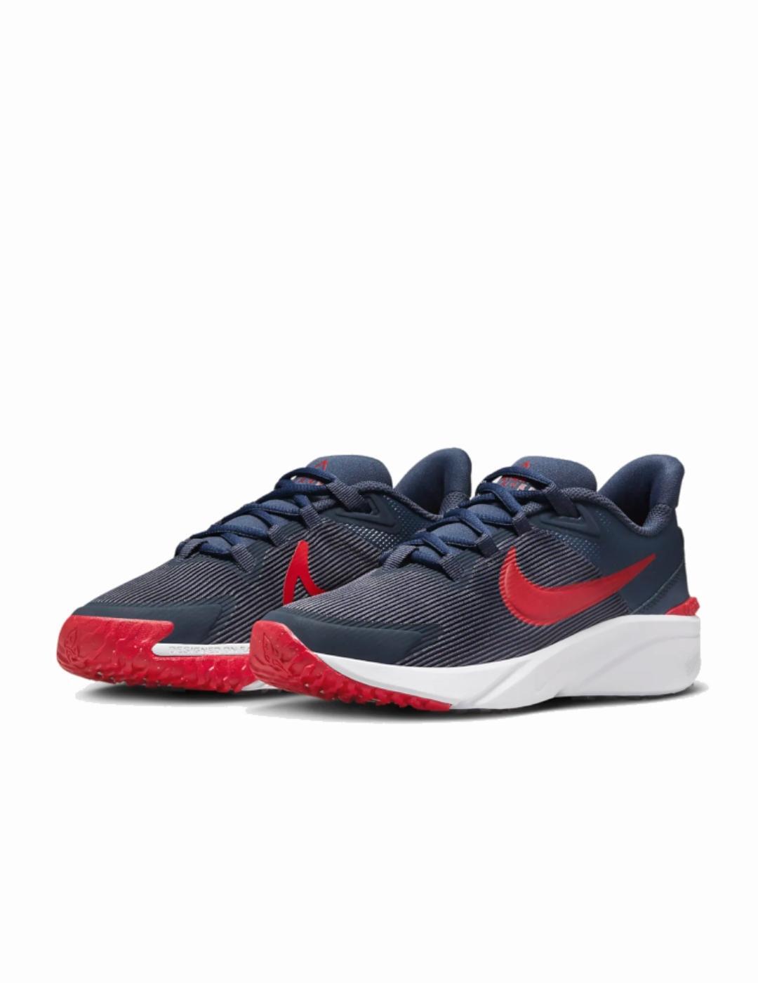 Chaussures pour enfant Nike star runner 4 Bleu 3/5