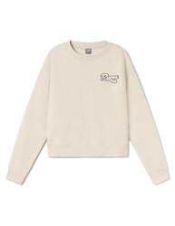 Sweatshirts polaires pour femmes Puma Script Beige