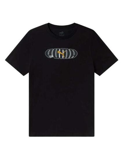 T-shirt pour homme Puma Ess graphic Noir
