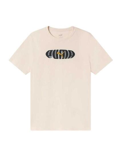 Camiseta para Hombre Puma Graphic Beige