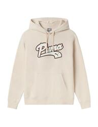 Sweatshirts polaires pour femmes Puma Script Beige