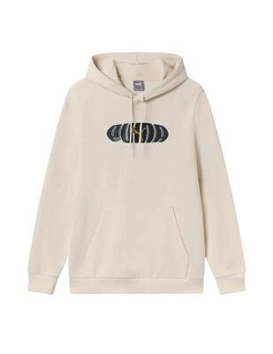Felpe con cappuccio in pile da uomo Puma ess graphic hoodie Beige