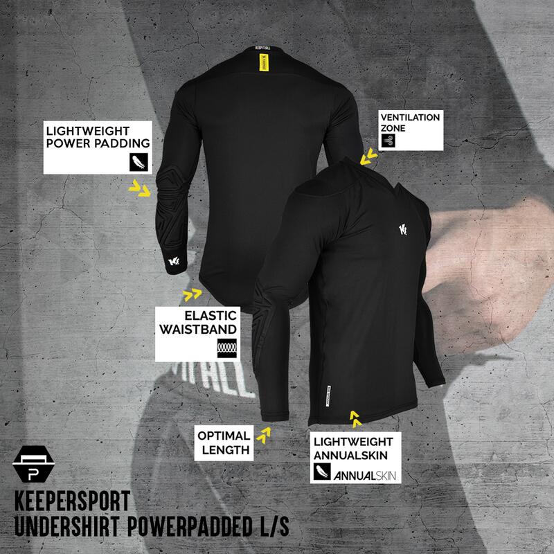 Unterziehshirt für Goalies PowerPadded 2/3