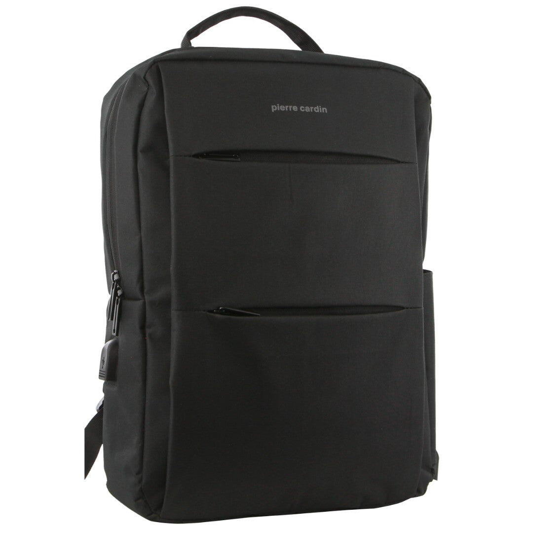Pierre Cardin Travel & Business Backpack with Built-in USB Port