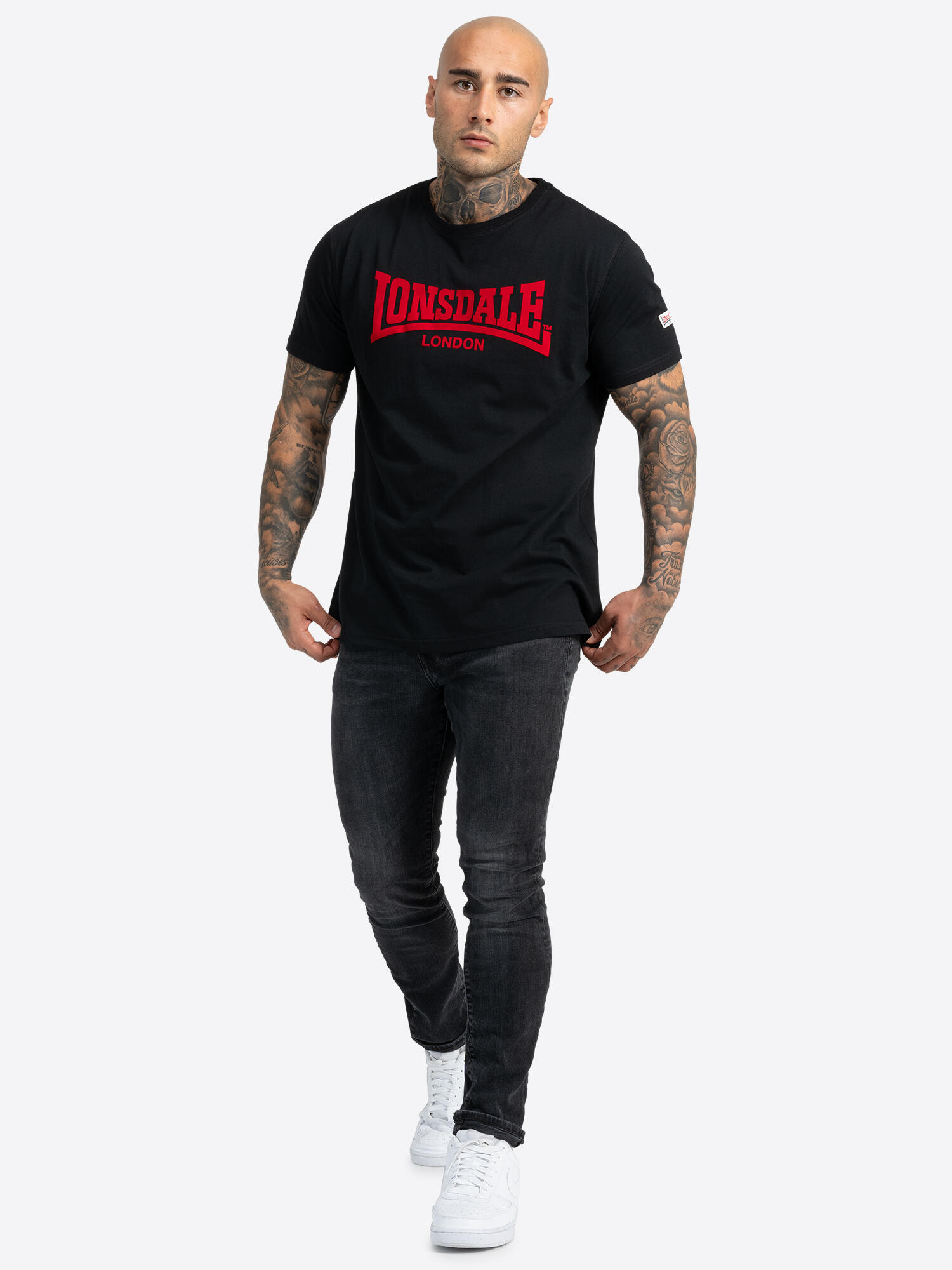 LONSDALE Heren-T-shirt normale pasvorm LL008 ONE TONE 3/7