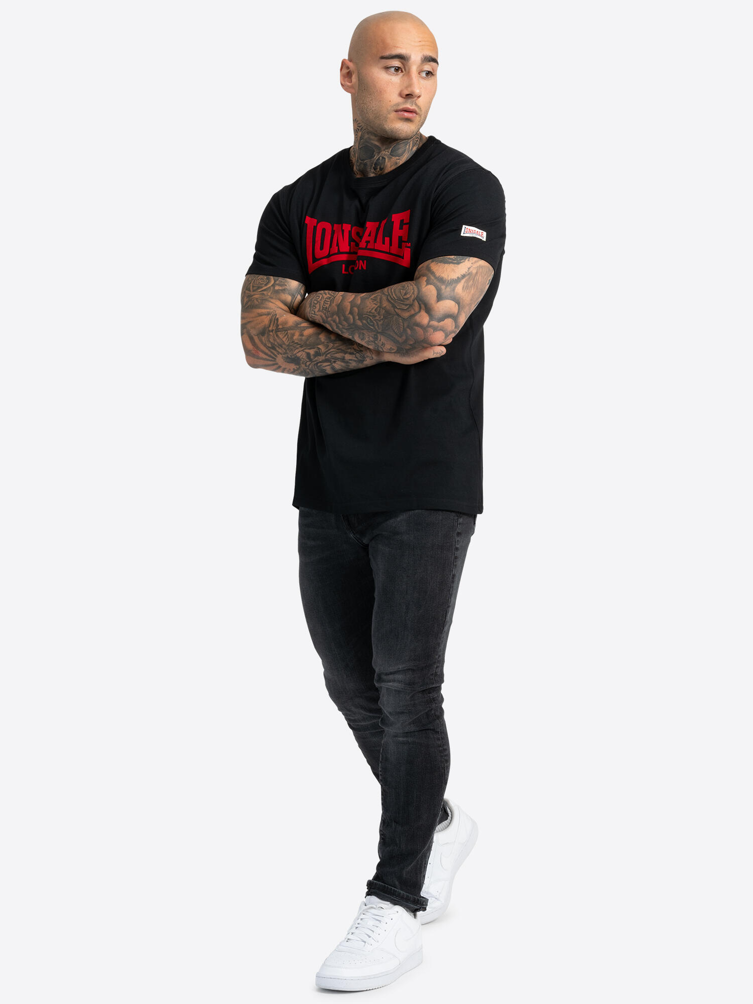 LONSDALE Heren-T-shirt normale pasvorm LL008 ONE TONE 4/7