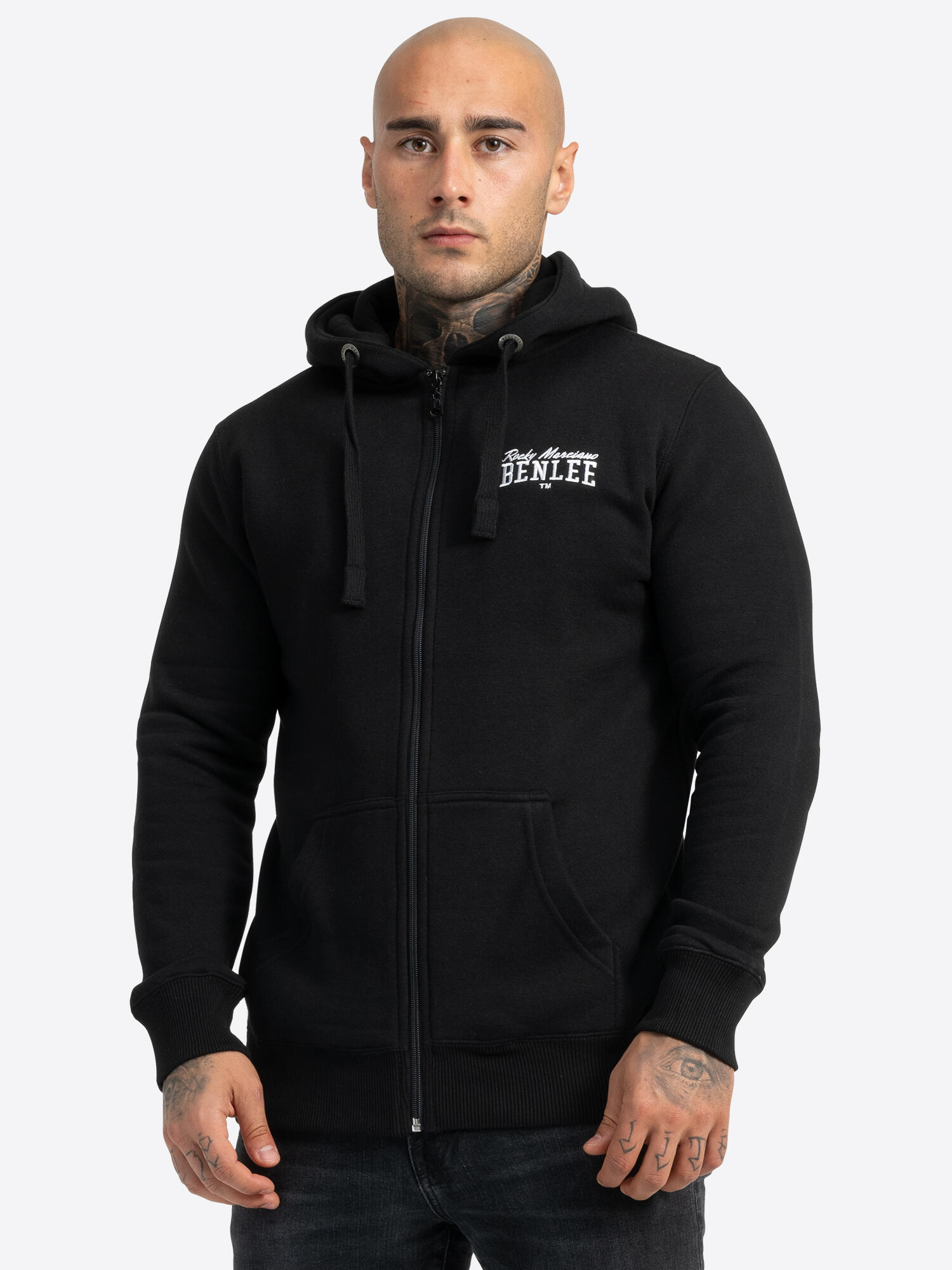 Felpa con cappuccio e zip Benlee Chest Logo 1/6