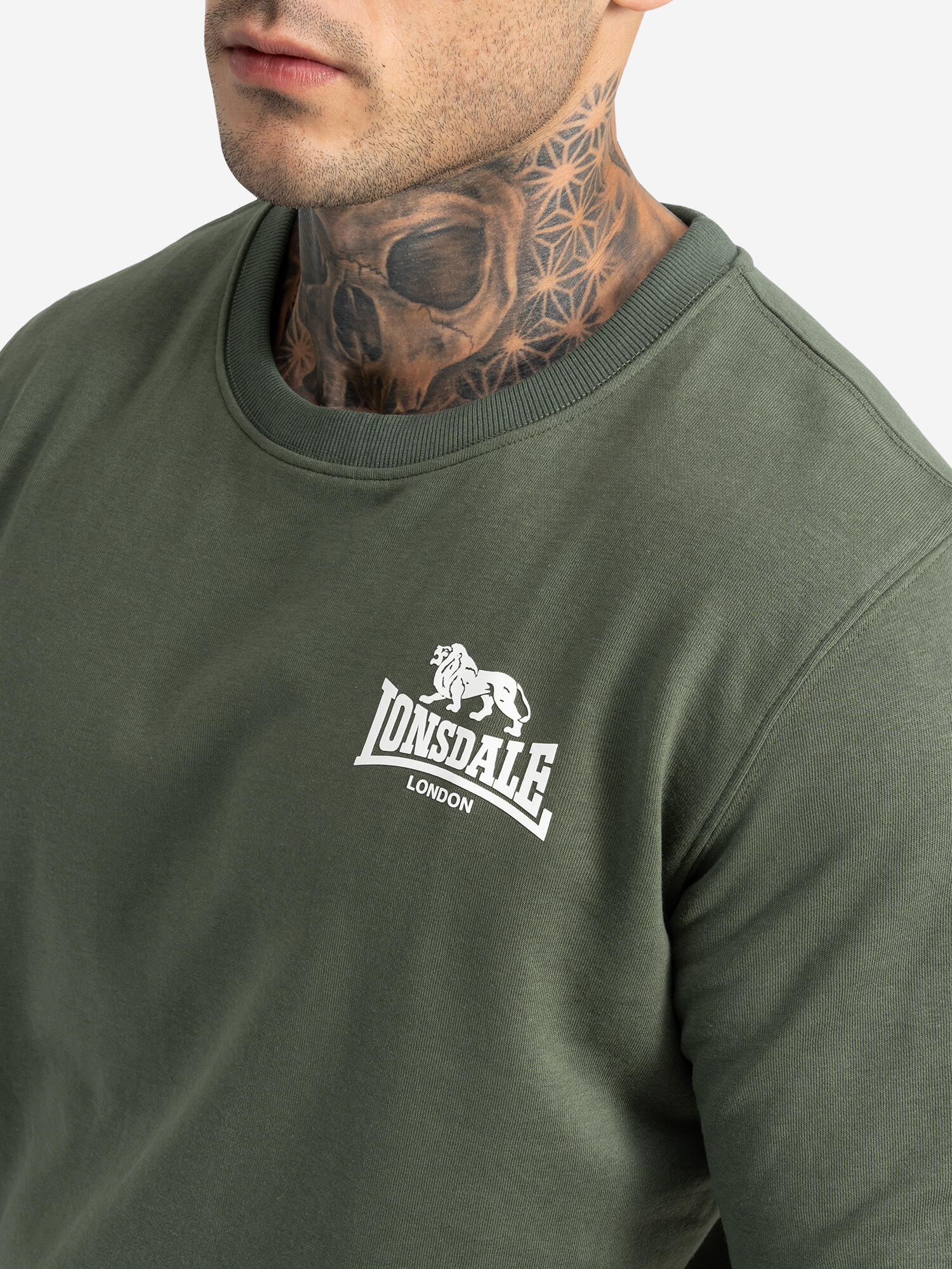 Felpa con scollo rotondo Lonsdale Longridge 6/6