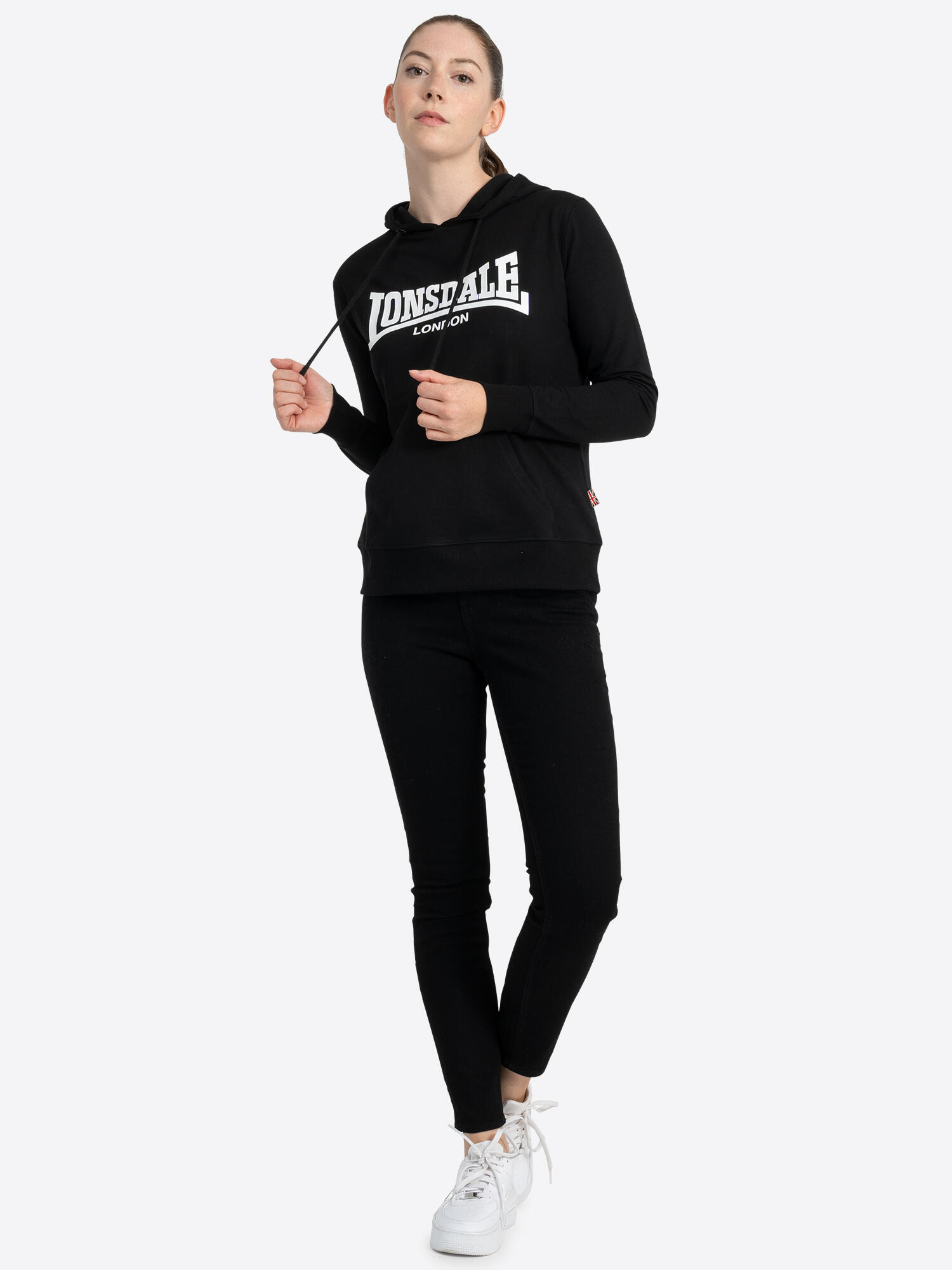 Felpa da donna con cappuccio Lonsdale Flookburgh 3/7