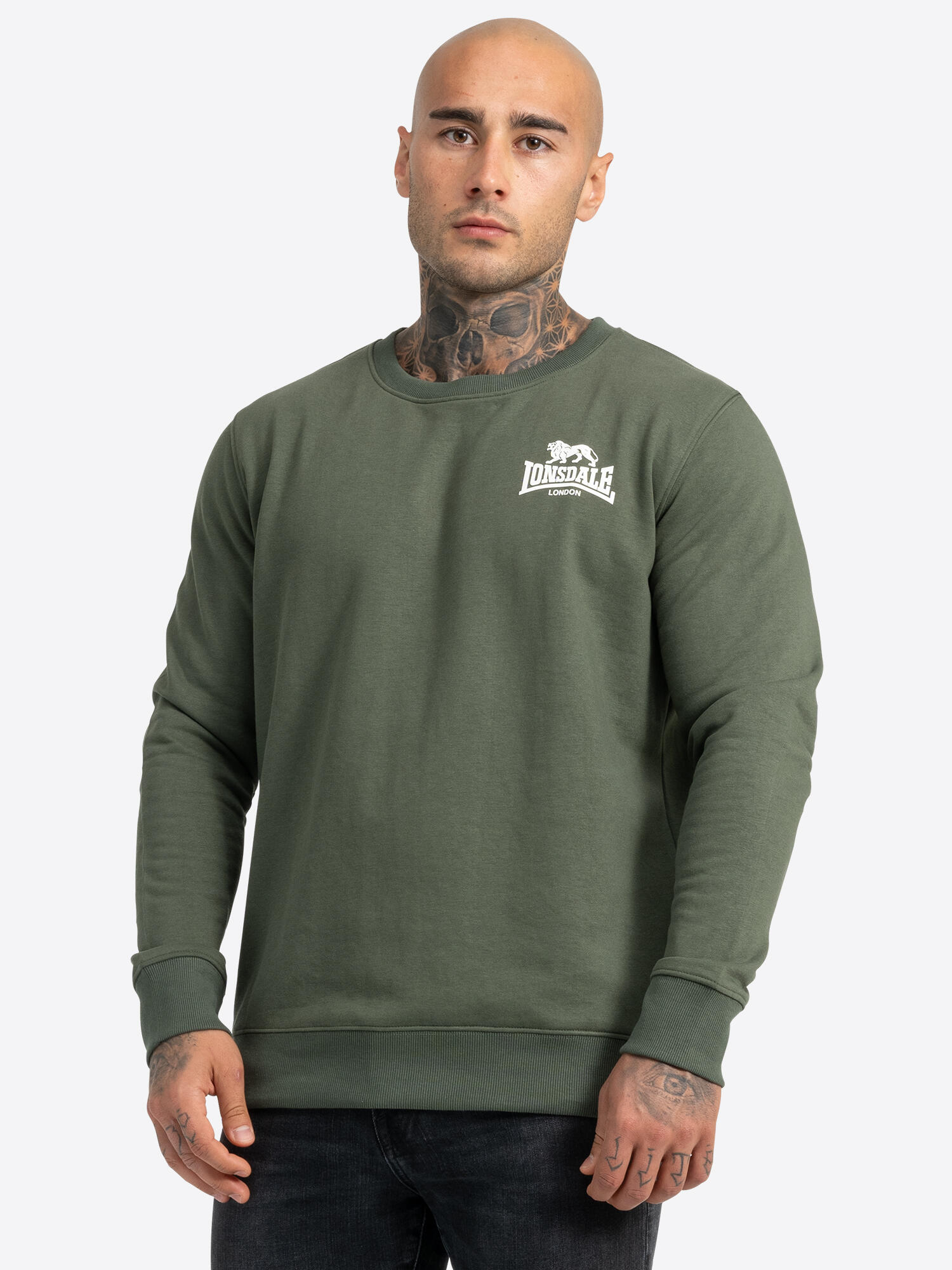 Bluza z okrągłym dekoltem Lonsdale Longridge
