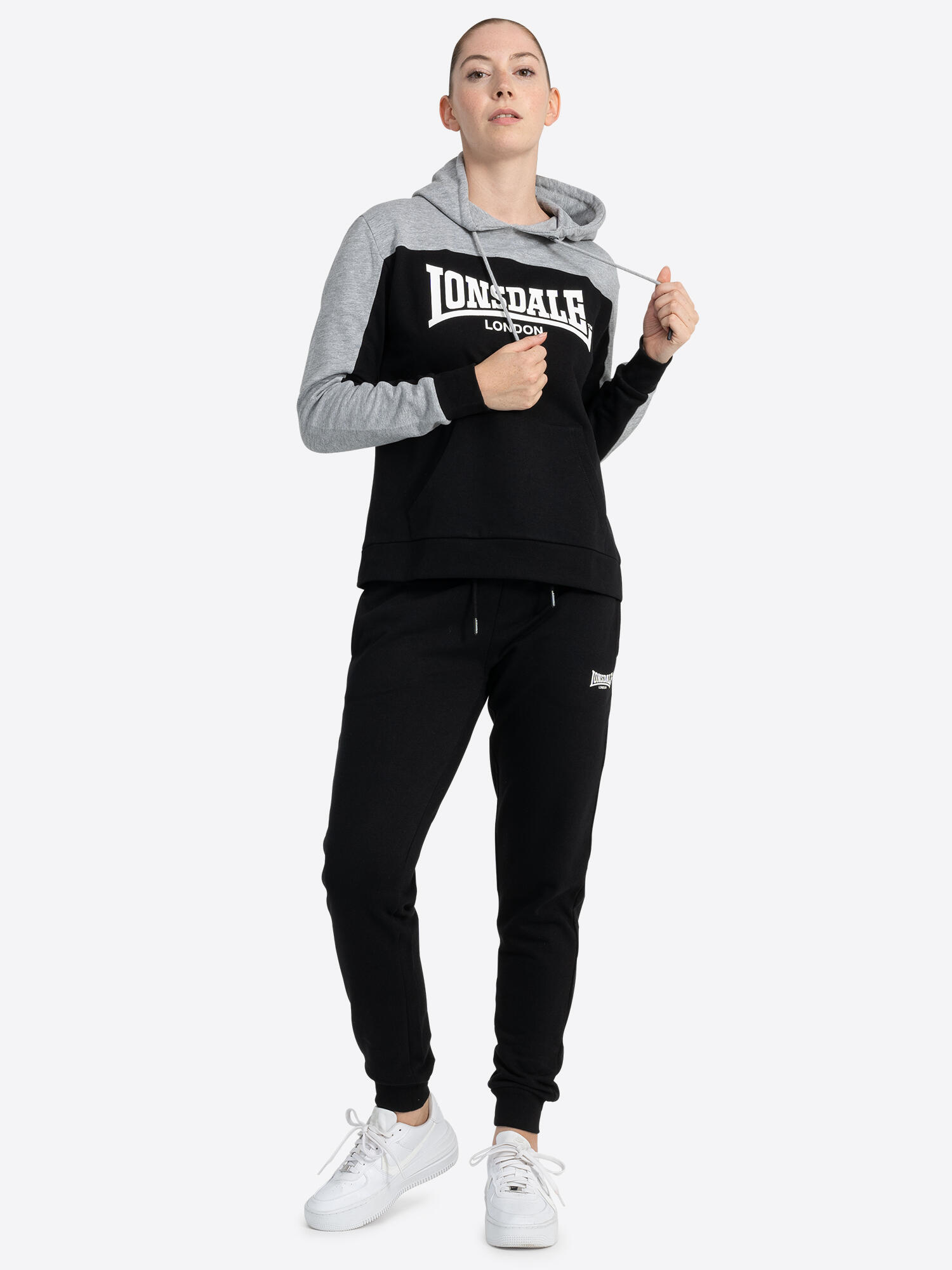 Trainingsanzug mit Kapuze Damen Lonsdale Lurgan 4/7