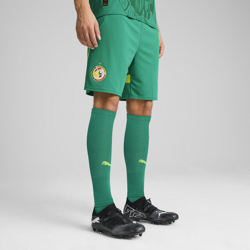 Męskie szorty Senegal 2025 PUMA Sport Green Electric Lime