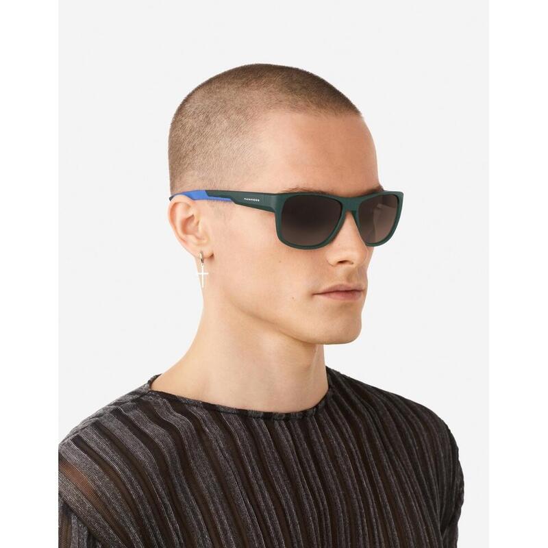 HAWKERS - Lunettes de soleil pour Homme et Femme tempête sarcelle noire - GRIP