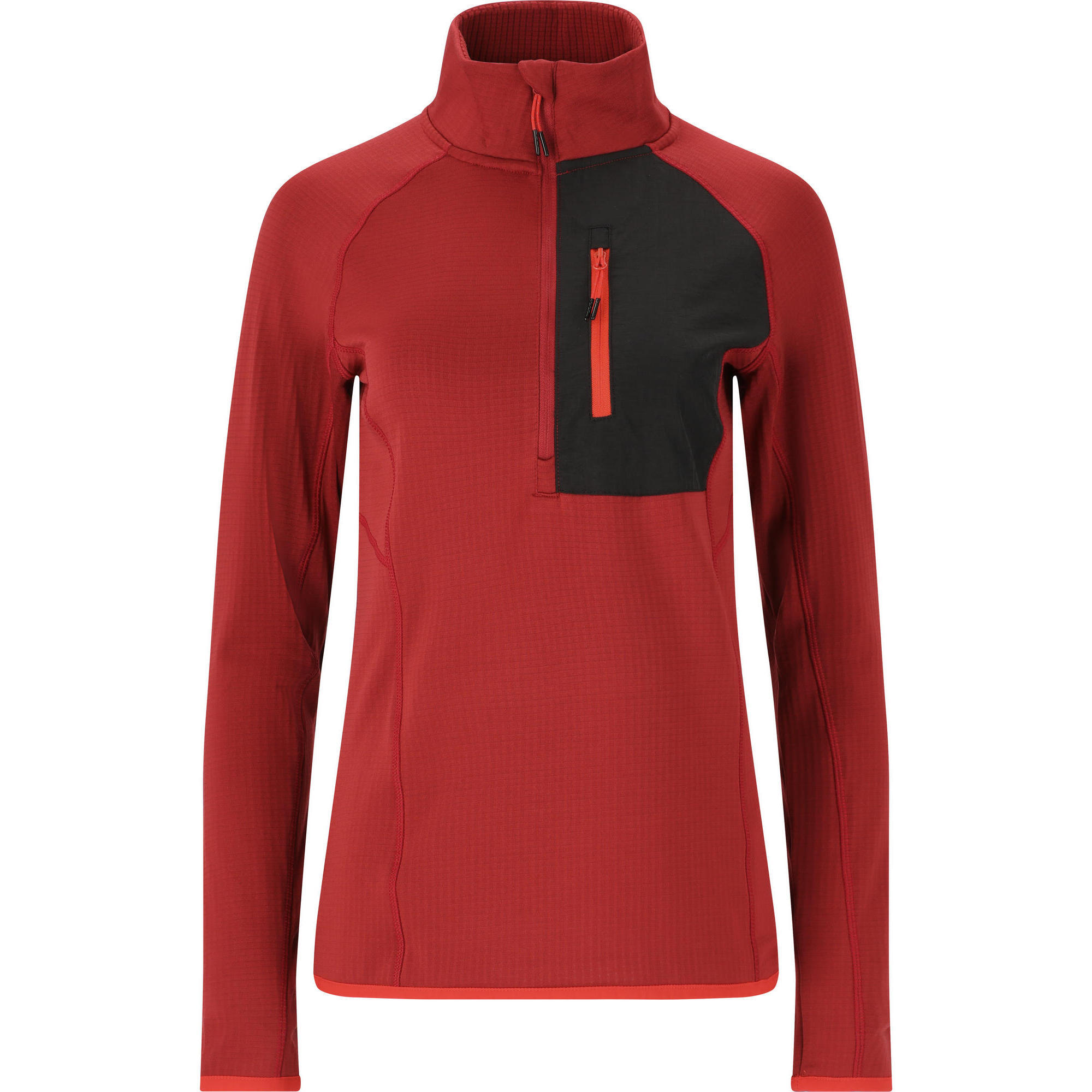 Whistler - Couche Intermédiaire Helge - T-shirt Manches Longues - Rouge - 46 L/xl - Decathlon