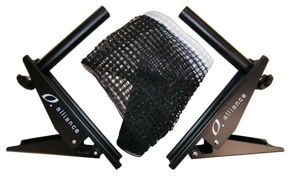 Black net and post set with table clamps