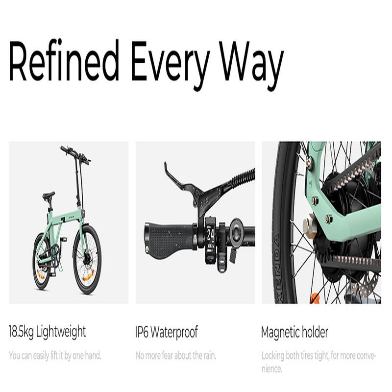 Vélo électrique pliant ENGWE P20 250W Vert