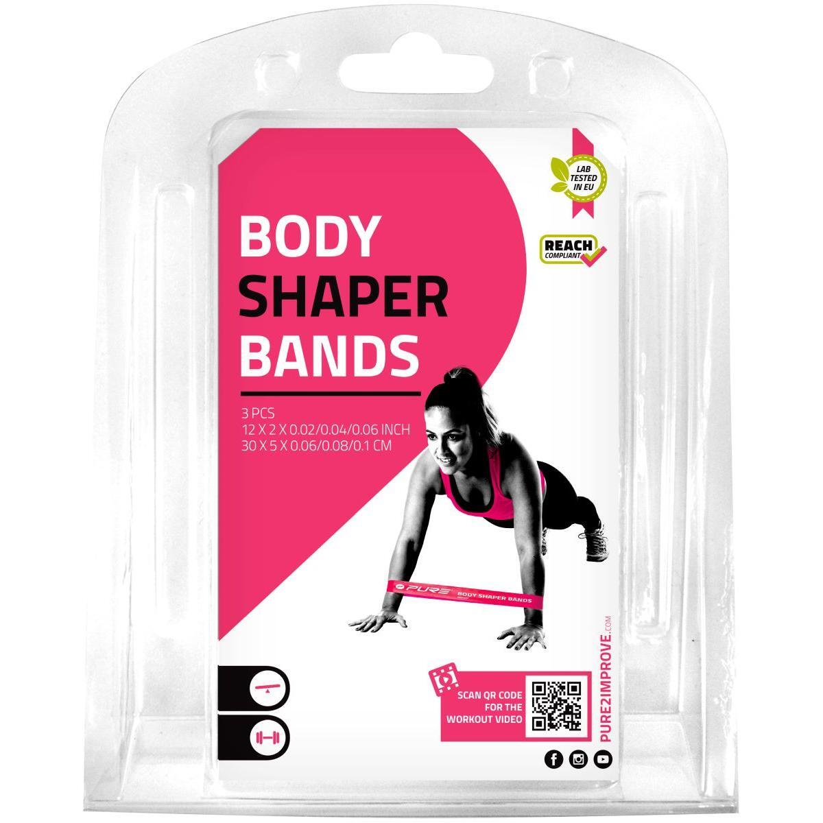 Lot de 3 bandes de résistances femme Pure2Improve body shaper 3/7