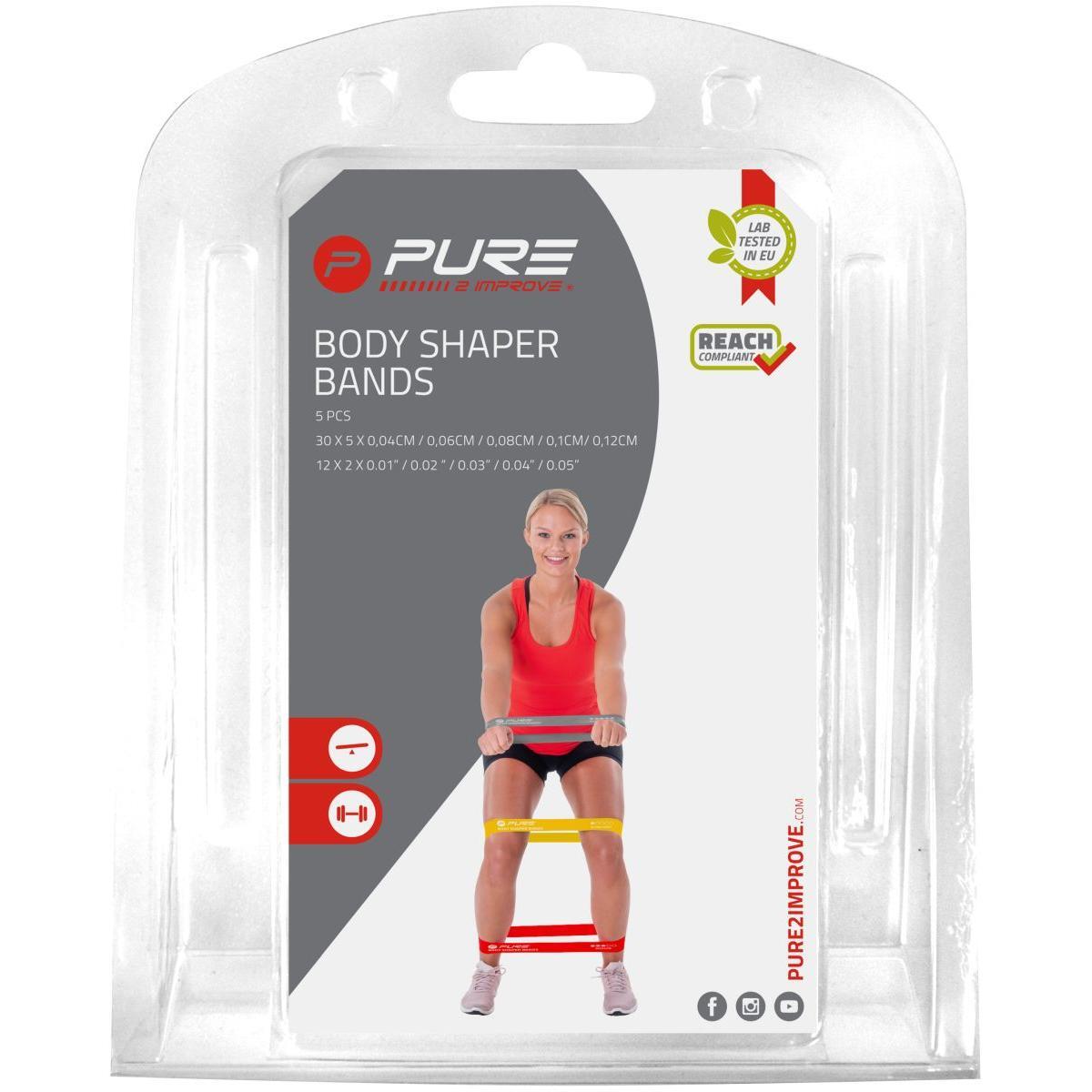 Lot de 5 bandes de résistances Pure2Improve body shaper 4/7