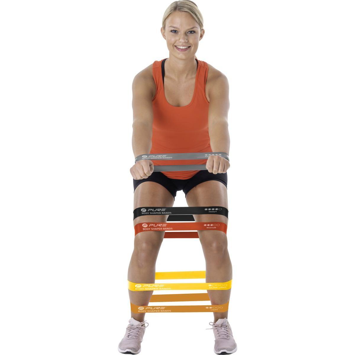Lot de 5 bandes de résistances Pure2Improve body shaper 5/7