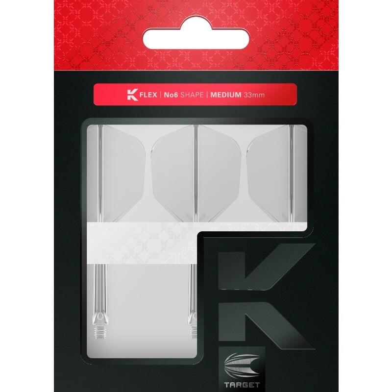 Flights K-Flex No.6 Intermédiaires 26mm Transparent 3/7
