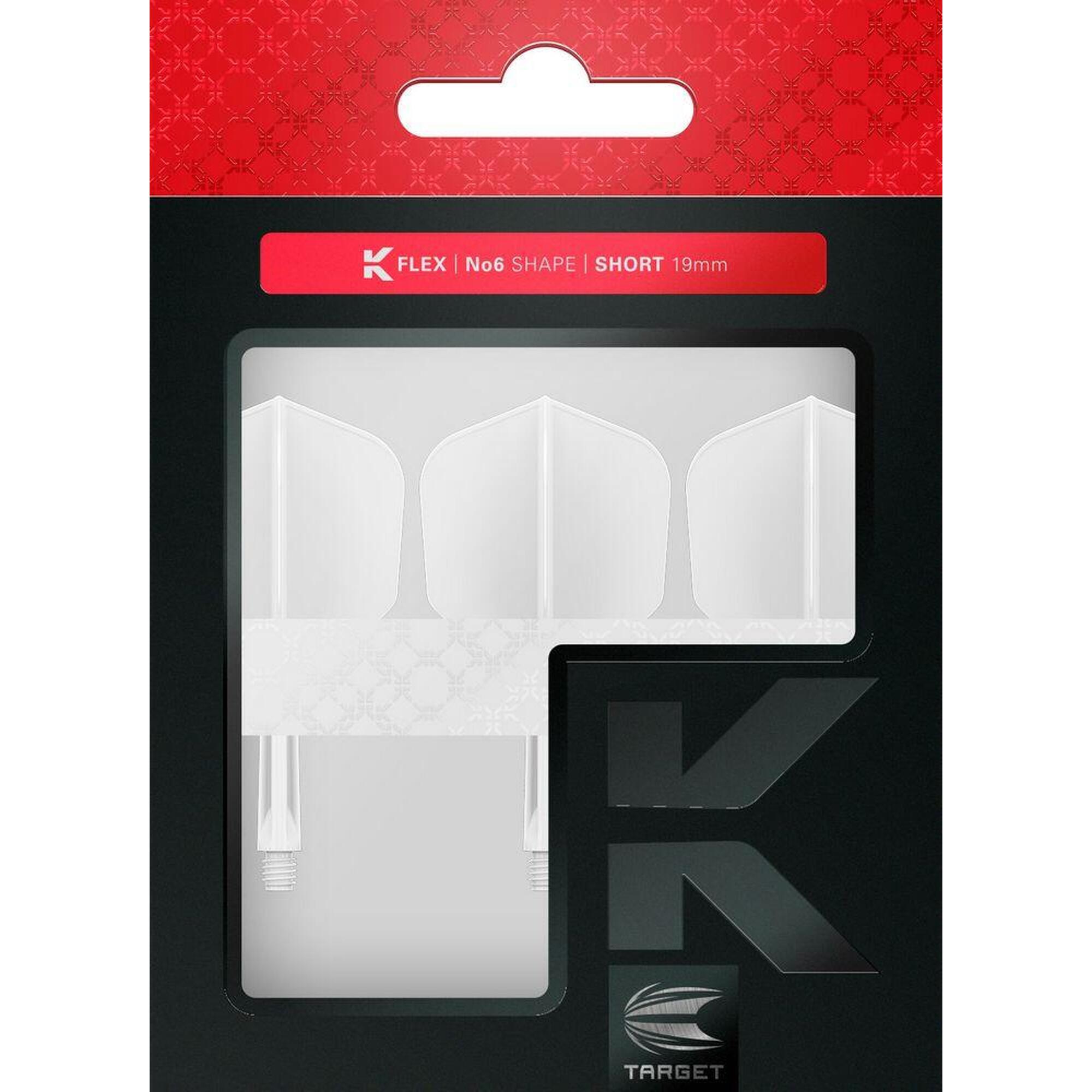 Fluturas si tija Target K-Flex alb, fluturas No6