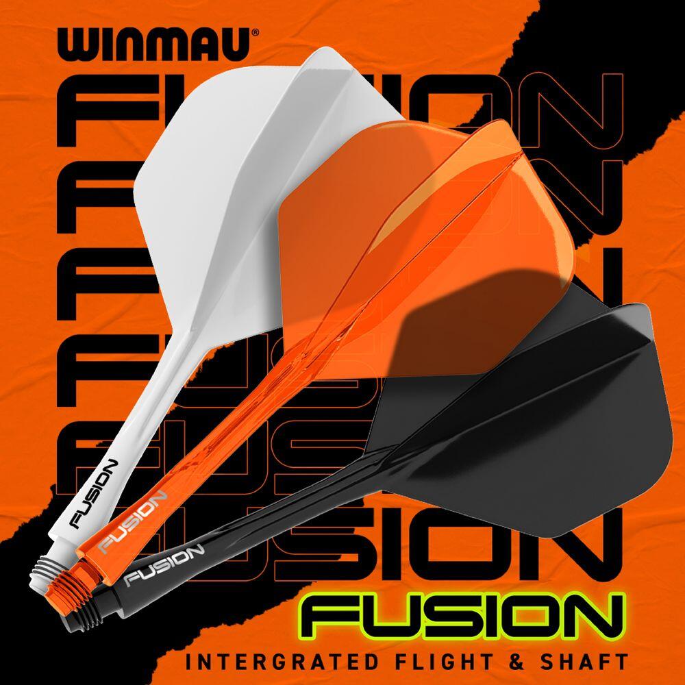 Integrované letky a násadky Winmau Fusion No2, krátké násadky 4/7