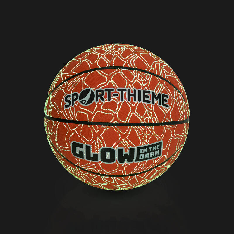 Sport-Thieme Basketball Glow in the Dark, Braun