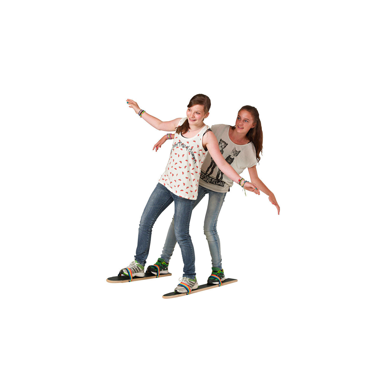 Sommer-Ski für 2 Personen ohne Handschlaufe Pedalo 2/3