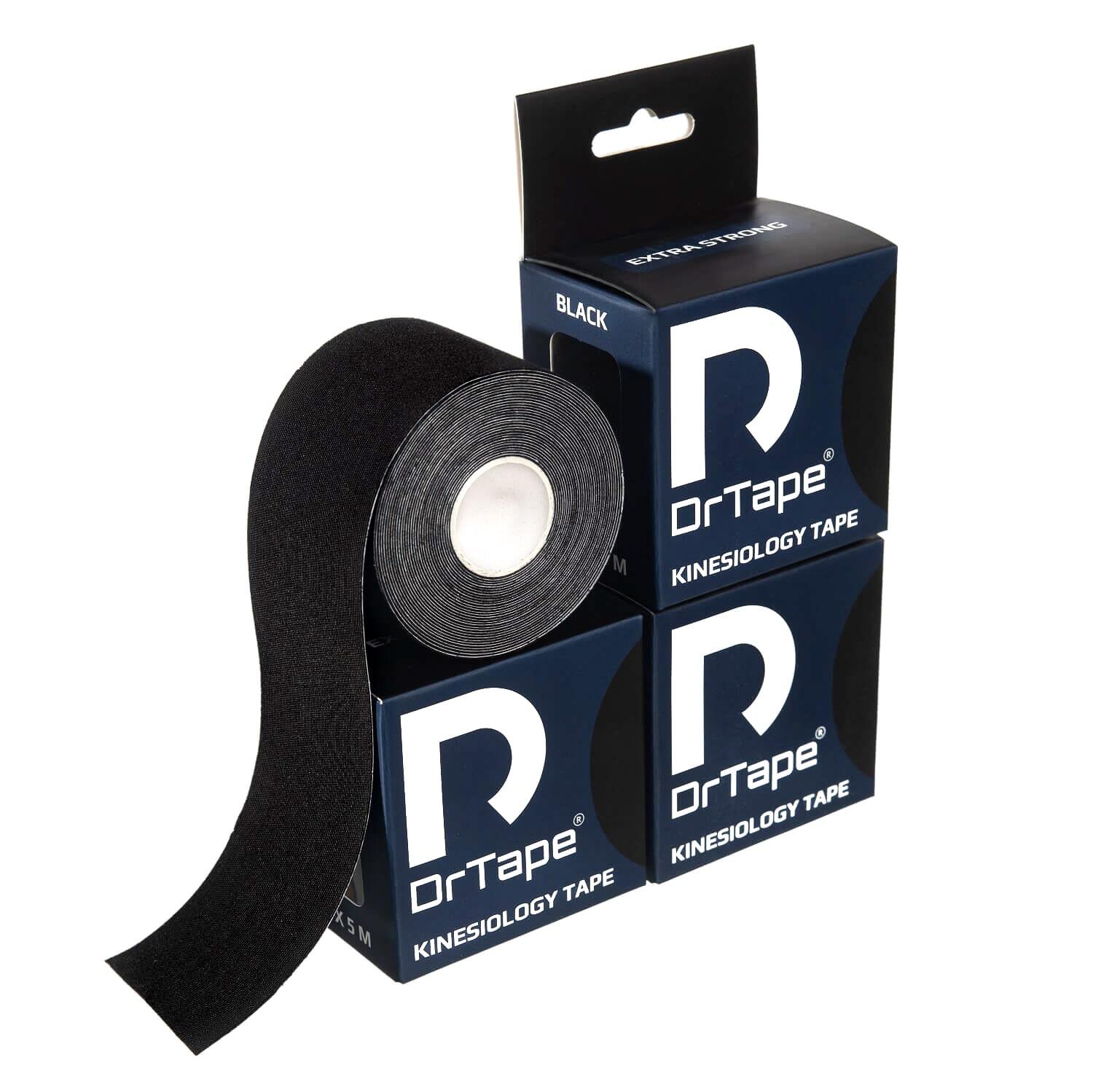 Taśma kinezjologiczna do tejpingu wodoodporna mocna 5 cm x 5 m DrTape 5/6