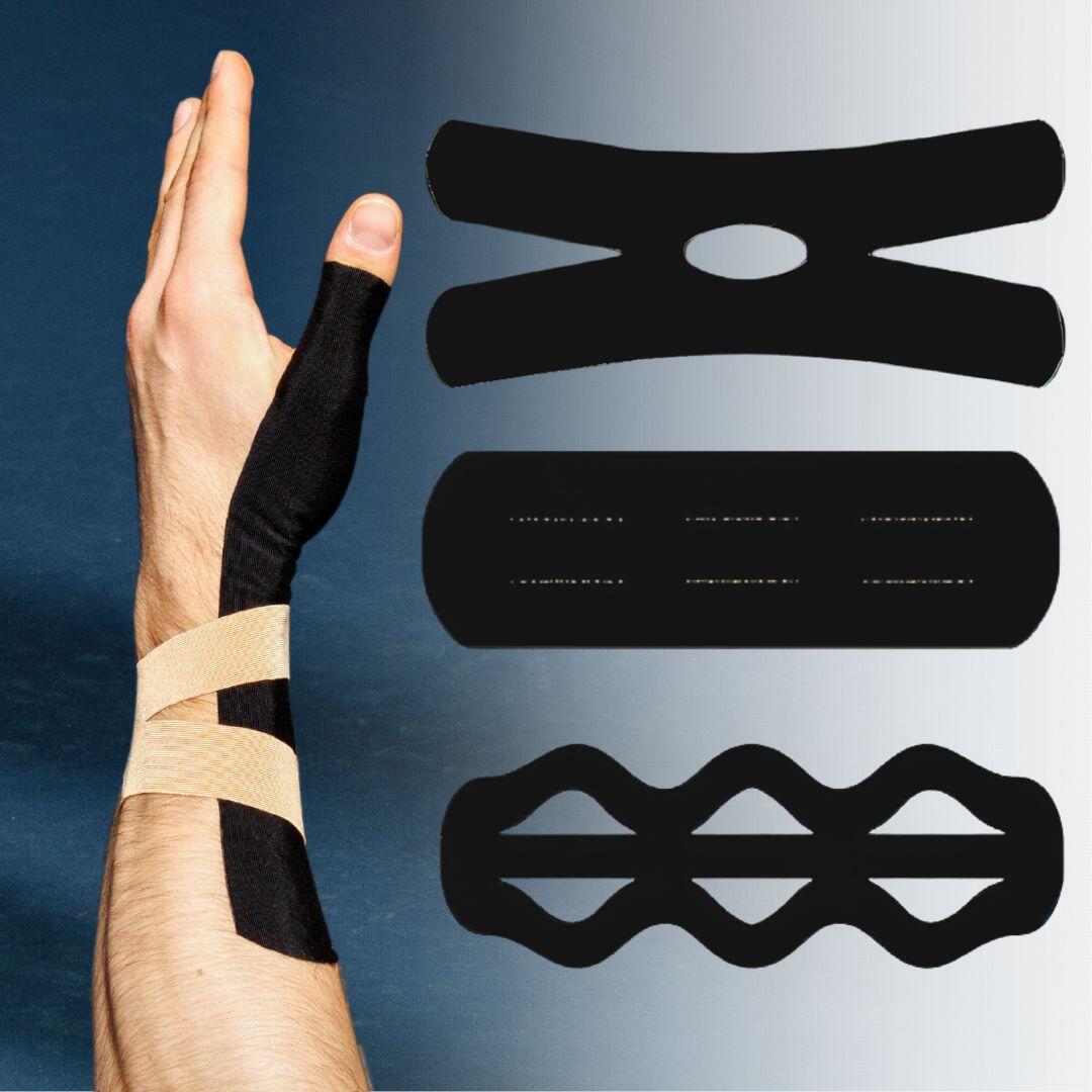 Taśma kinezjologiczna do tejpingu wodoodporna mocna 5 cm x 5 m DrTape 6/6