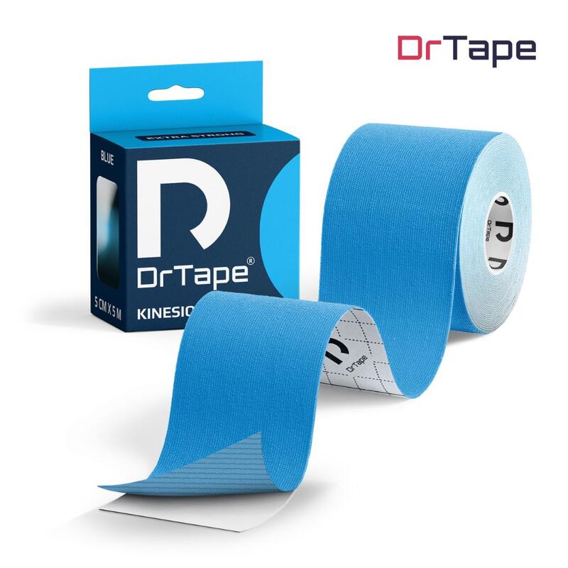 Taśma kinezjologiczna do tejpingu wodoodporna mocna 5 cm x 5 m DrTape